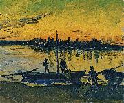 Vincent Van Gogh Downloaders in Arles Germany oil painting artist